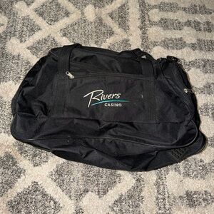 Rivers Casino Pittsburgh PA Duffle Travel Gym Day Storage Etc Bag Used Pre Owned